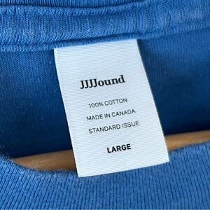 JJJJound royal blue essential tee shirt